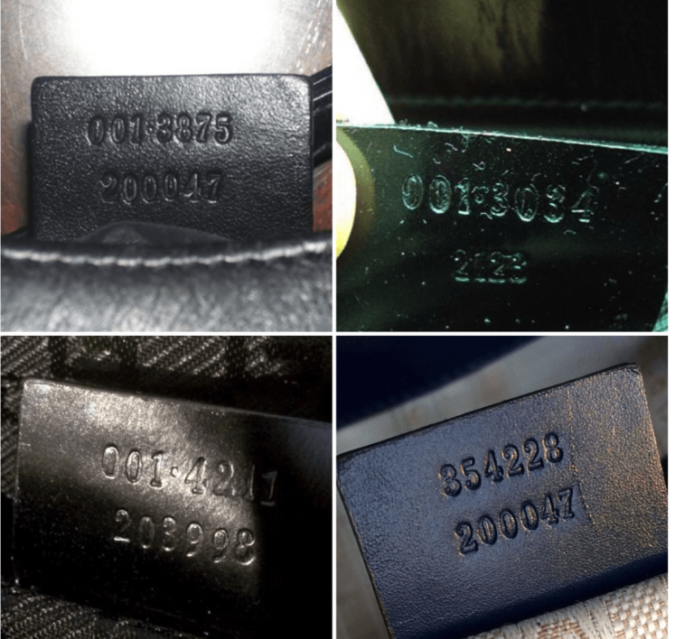 Gucci Serial Numbers - Are they always centered???